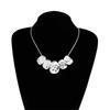Unconventional Textured Alloy Pendant Necklace Unique Shape Everyday Wear Jewelry For Styles Enthusiasts