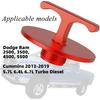 Aluminum Alloy Oil Filter Plug Tool, For Dodge Ram 2500, 3500, 4500, 5500 Cumm Turbo Diesel 5.7L 5.9L 6.4L 6.7L MO285 05083285AA Oil Filter Cap Off