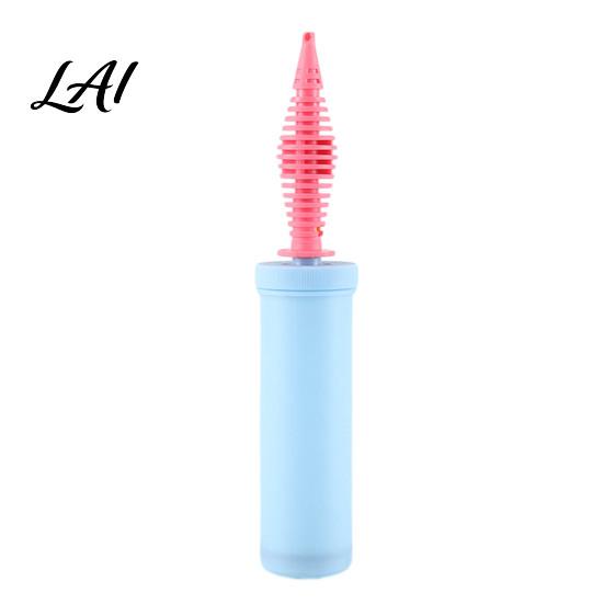 Compact Balloon Inflatable Device Hand Held Way Dual Two Plastic Pump Action Inflator Latex Inflator Manual Air Pump for Balloons