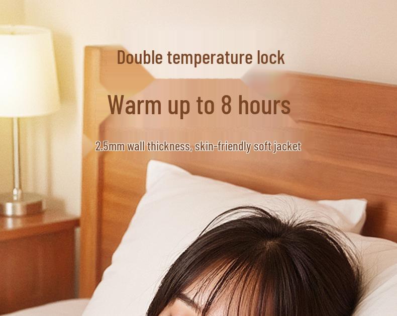 Zervikale U-förmige Wasserflasche: Explosionsgeschützt, Verdickte Heißkompresse zur Linderung von Nacken-, Schulter- und Halswirbelsäulenbeschwerden