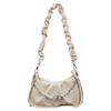 Folded Cloud-shaped Design for A Bag. Women's Fashionable Bag for The Armpit. Single Shoulder Strap Crossbody Bag.