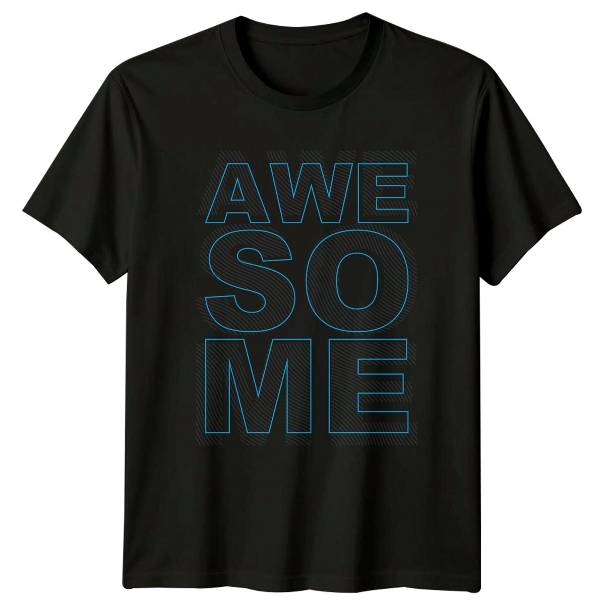 Awesome T-Shirt Typography Graphic Streetwear Birthday Gift For Him And Her L