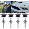 4x Quick Release Latches Bonnet Push Button Racing Car Hood Pin Lock Bumper Clip