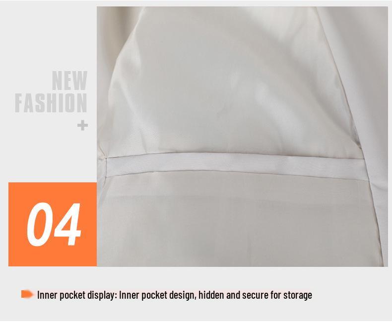 Men's Trendy Executive Stand Collar Jacket - Autumn/Winter Business Style, Simple Casual Design, Cotton-Padded