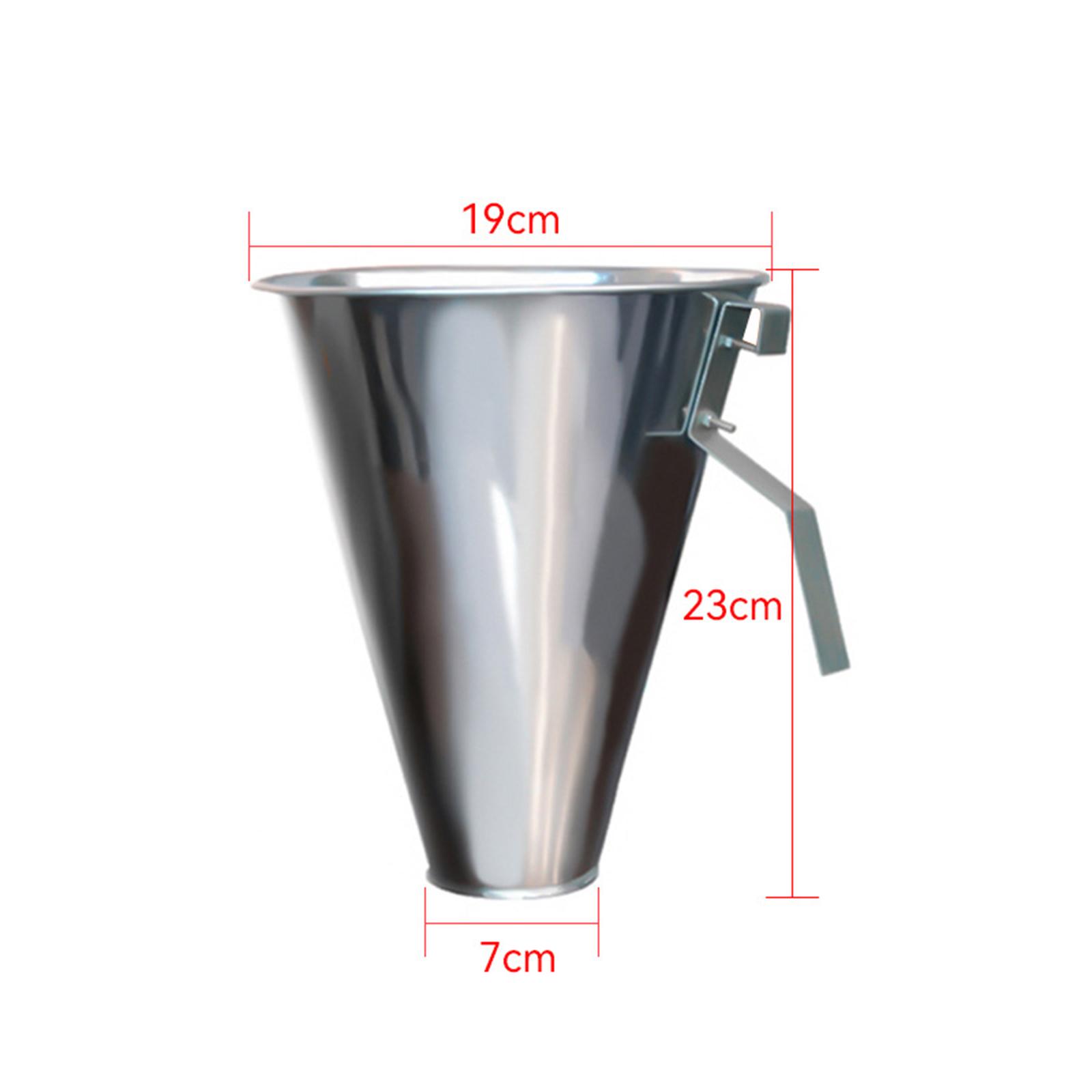 Cone Funnel Chicken Killing Poultry Duck Equipment Poultry Restraining Cone Slaughtering Tool Slaughter Processing Blood Steel small