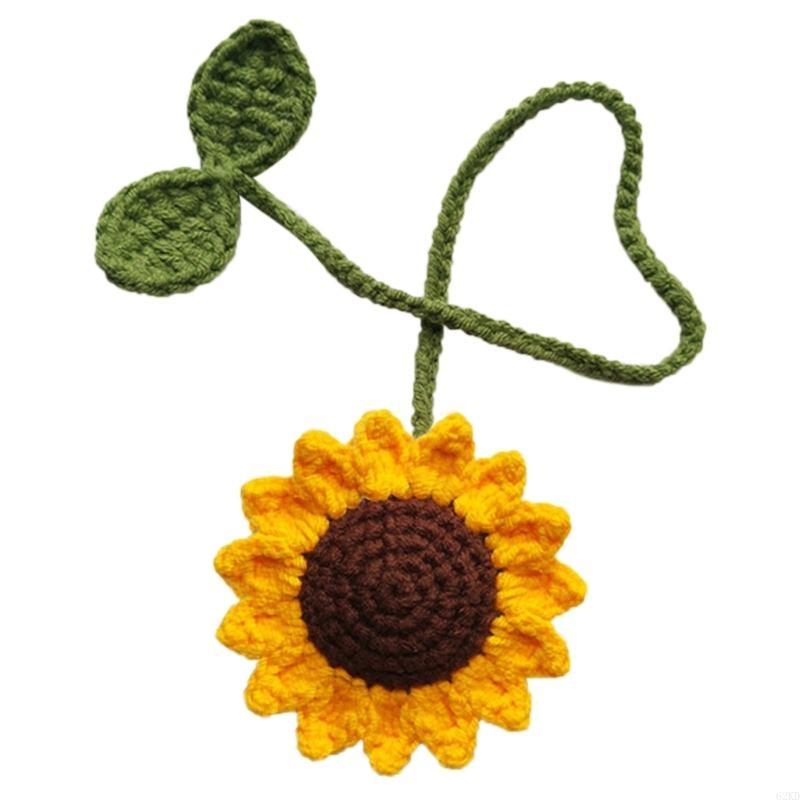 62KD Unique Handmade Hangings Decor Soft Woolen Pendant Perfect for Rearview Mirror