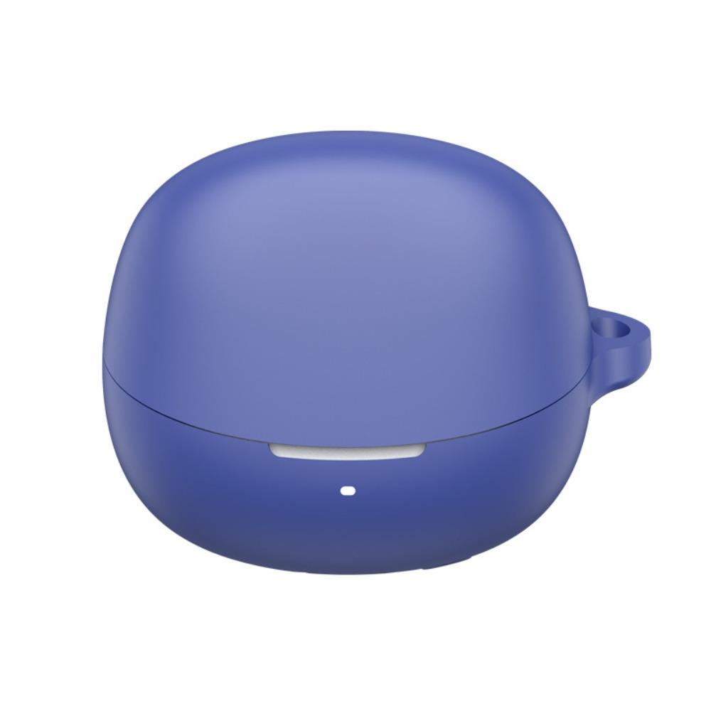 

with Carabiner Earbuds Cover Anti-fall Charging Box Shell Earphone Case for QCY MeloBuds N60 темно-синього кольору