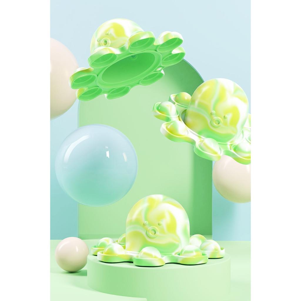 Spielzeug, Flip Reversible Octopus-Puppe Stress Relief Flip Octopus-Schlüsselanhänger