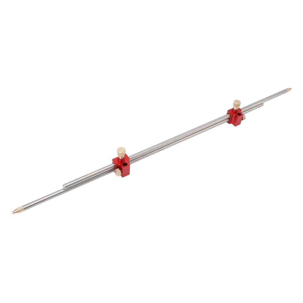 3 in 1 Woodworking Modular Ruler Aluminum Alloy Woodworking Scriber Circular Drawing Tool for