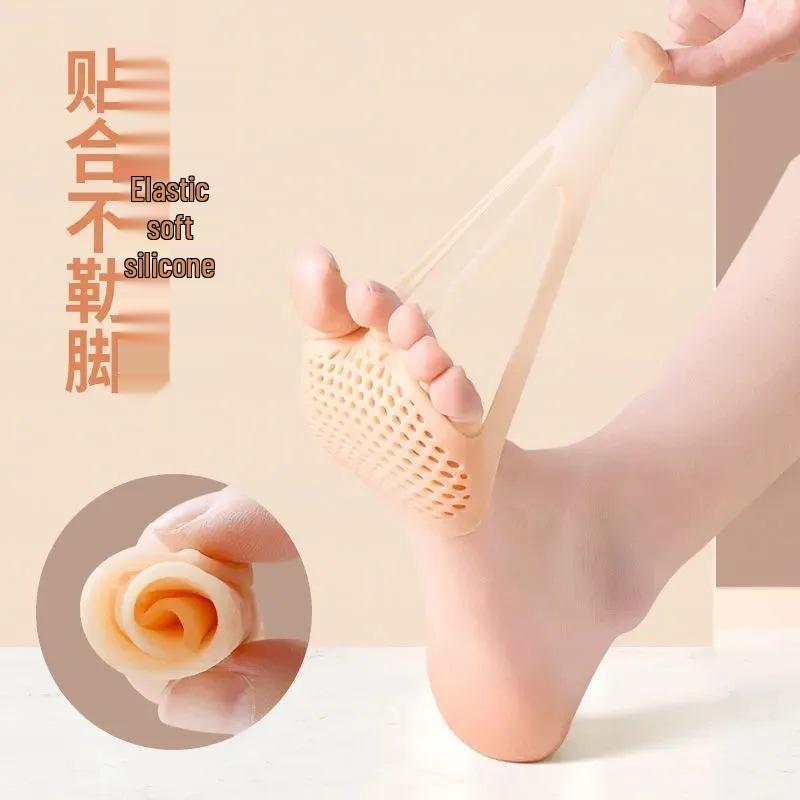 Silicone Honeycomb Forefoot Pads: Anti-Slip, Pain Relief, Blister Protection for High Heels.