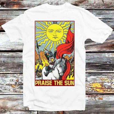 Praise The Sun Thank God Tarot Card Online Gaming Nerd Gamer T Shirt B1337