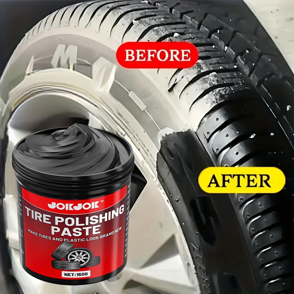 Tire Gloss Protector - Long-Lasting Shine Wax, Anti-Aging Maintenance Coating for Tires, Wheel & Rim Protection, Durable ABS For