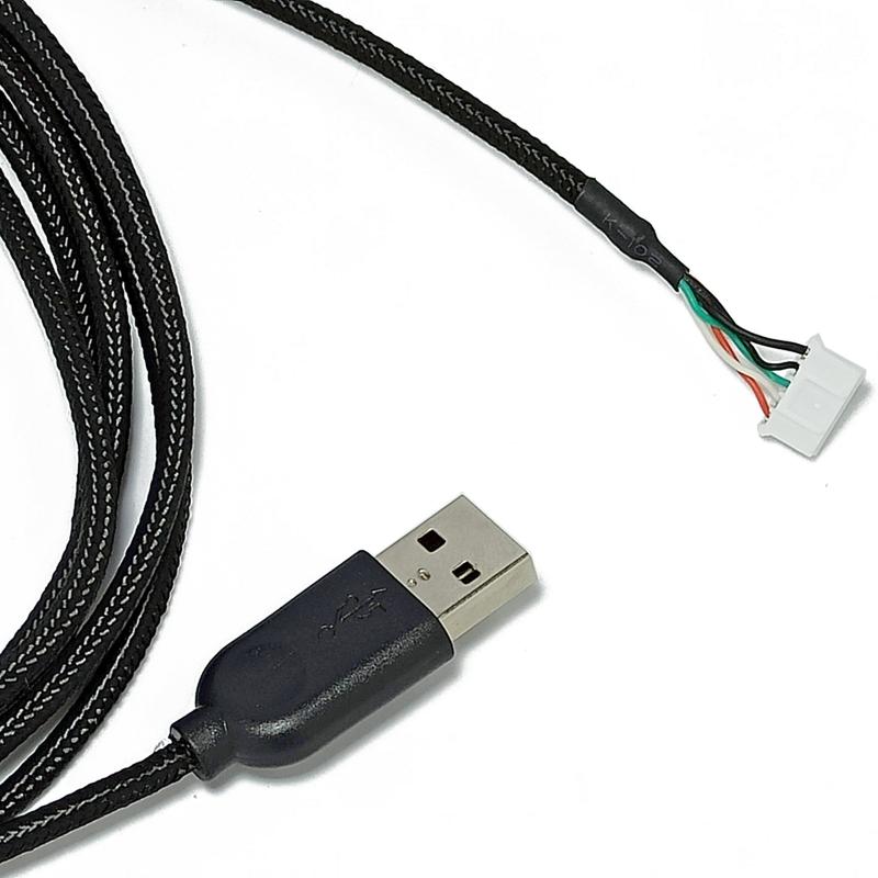 2 Meters USB Mouse Cable Mouse Line Braided Durable for logitech G600 Mouse Wire Top