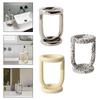 Toothbrush Holder Makeup Brush Storage Rack Modern Divided Toothpaste Holder Bathroom Accessories for Hotel Countertop Vanity