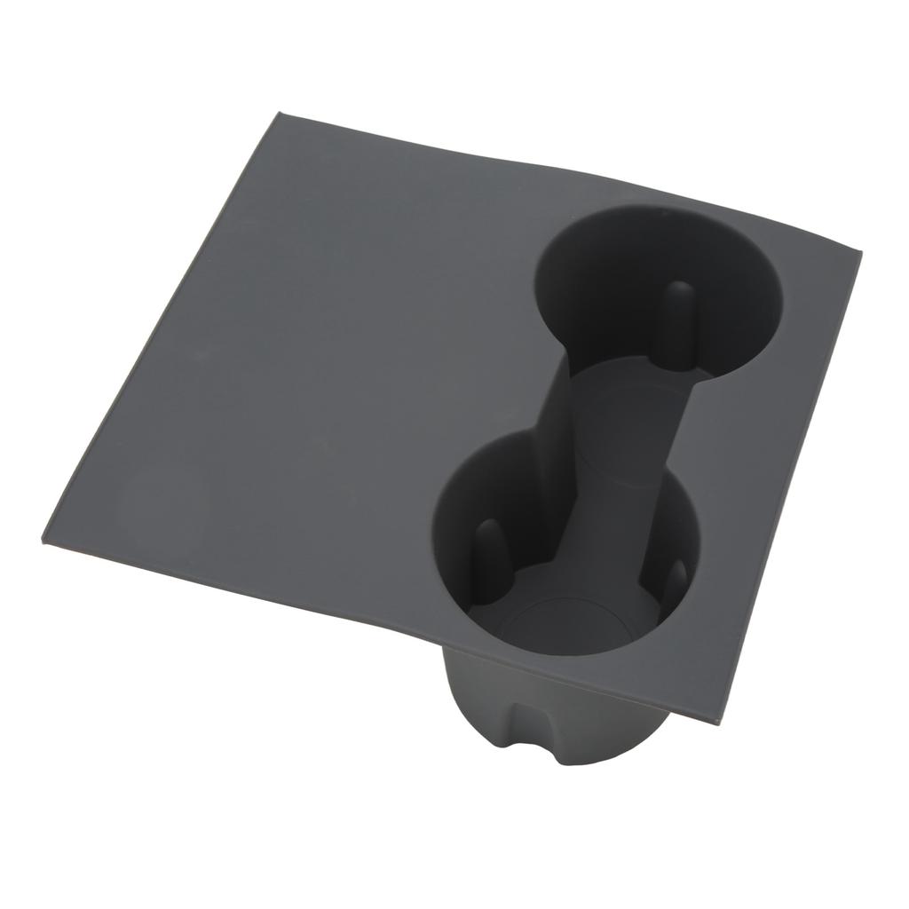 Center Console Cup Holder Silicone Material Scratch Resistant Replacement for Tesla Model 3 Model Y Grey