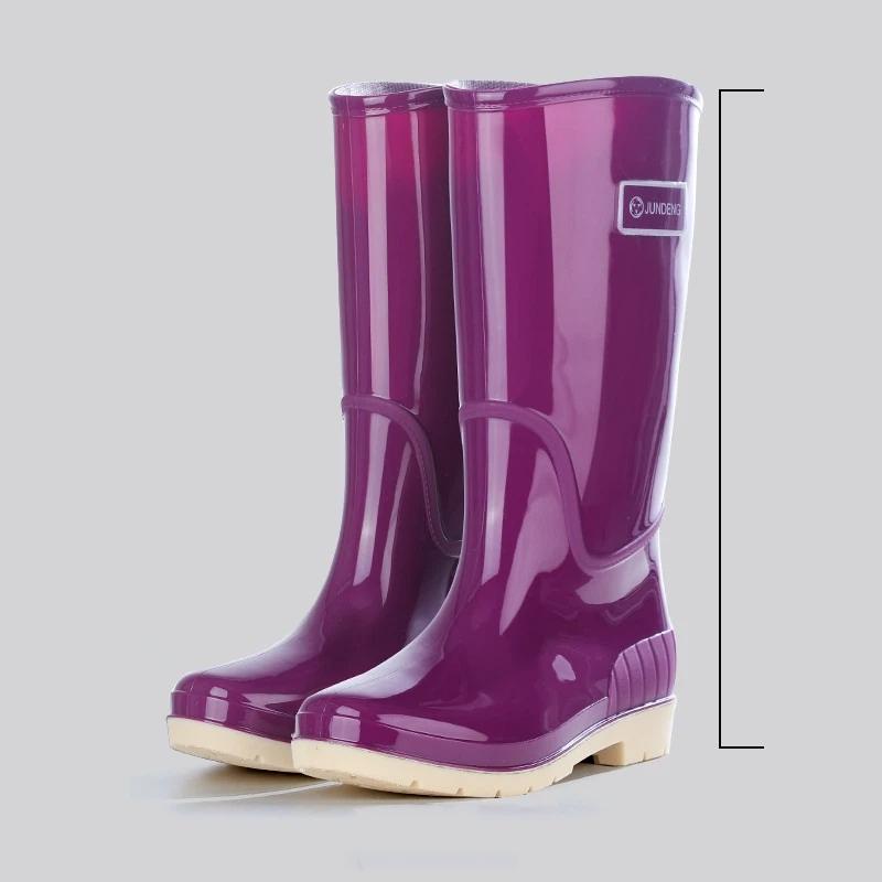 

Women s High-Top Rain Boots Non-Slip Waterproof Outdoor Rubber Boots 41-42