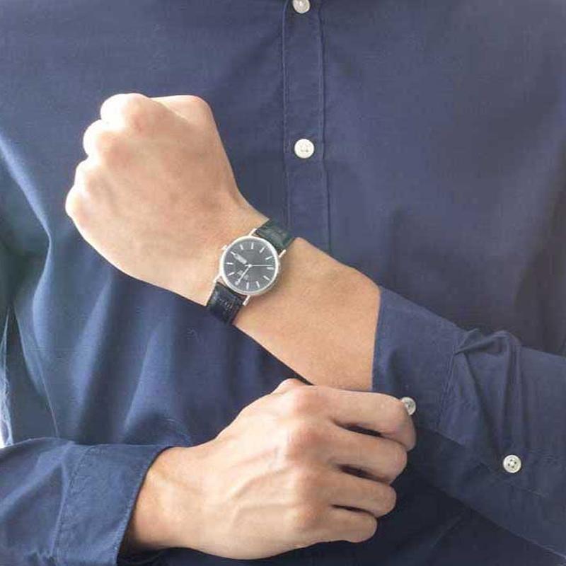 CITIZEN Ecology Drive Collection Light Powered Quartz Movement Cow Leather Strap Watch Men's Watches BM8240-03E