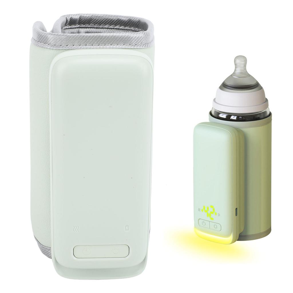 Bottle Warmer Fast Heating Battery Powered Portable Baby Milk Heater Cover with Precise Temperature