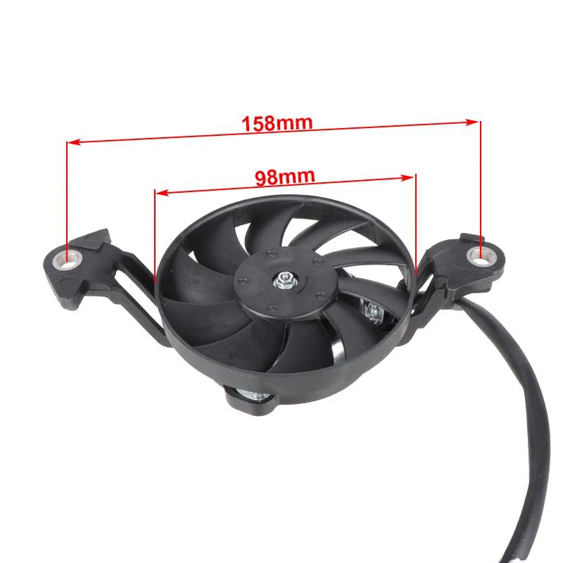 12V Motorcycle Cooling fan Oil Cooler Engine Electric Radiator Fit for 150cc-250cc ATV Quad Go Kart Buggy Motocross Accessories