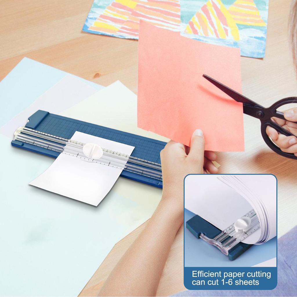 Paper Slicer Portable Straight Edge Cutter Slicer Precise Portable Craft Tool For Project Photo Cardstock Coupon Scrapbook Card