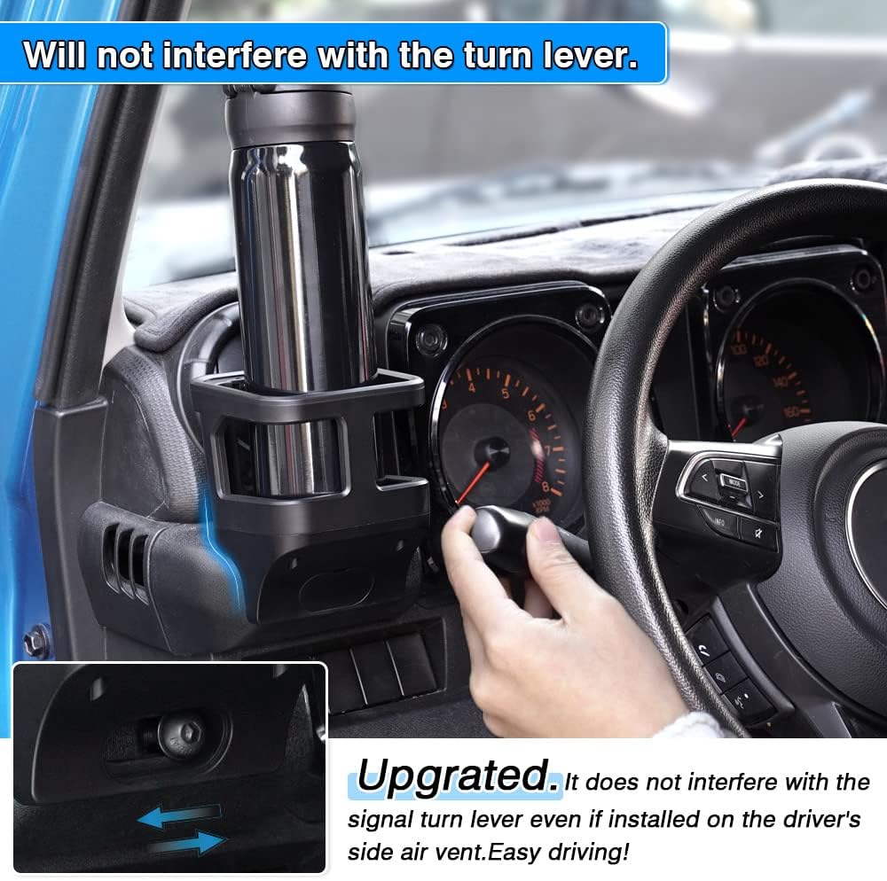 Car Air Vent Water Cup Holder No More Spills Stick-on Cup Holder For Suzuki Jimny Interior Accessories Mount Bracket For Car