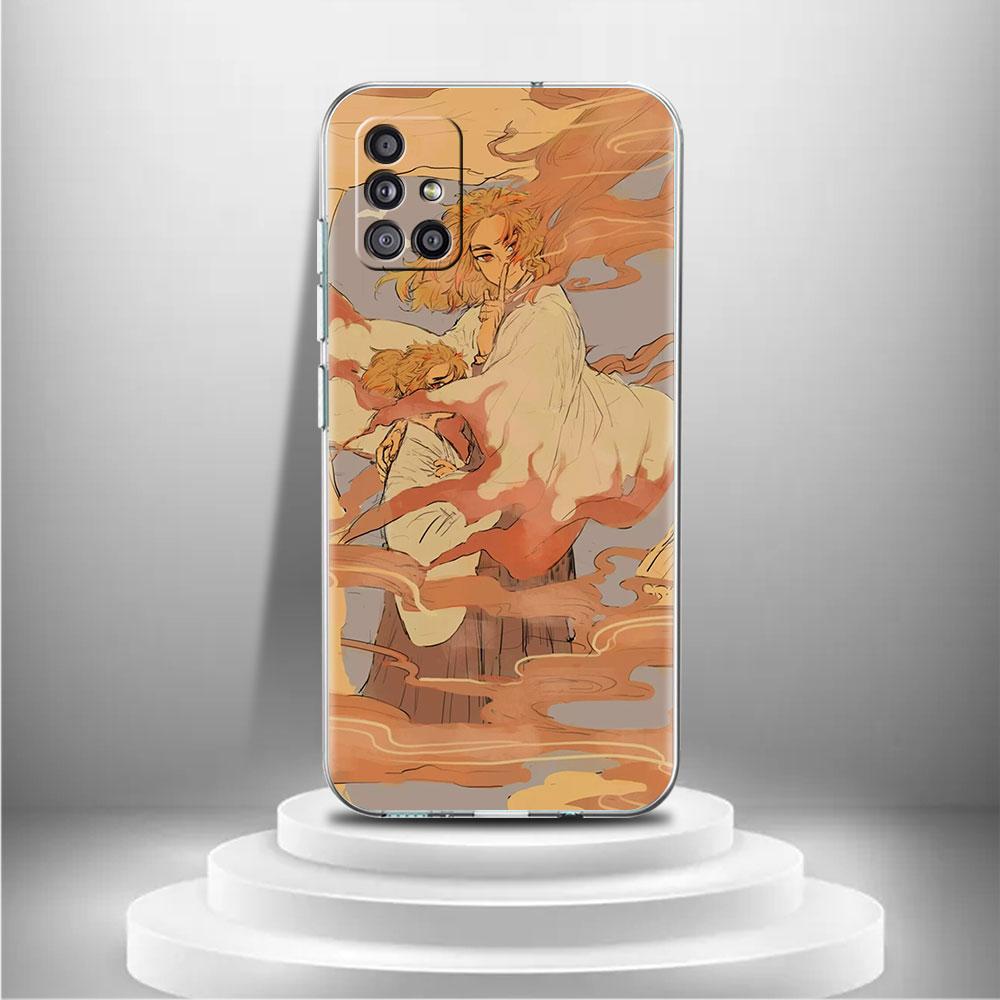 Carcasă Demon Slayer Zenitsu Kaigaku pentru Samsung Galaxy A52 A32 A12 A71 A21s A22 A51 A50 A23 A31 A50 A41 A72 telefon moale funda capac
