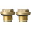 Brass Differential Plugs Drain Filler Set   Replacement for Plastic Difficulty Easy Installation   Proof Design 2 TD5 and V8 Includes