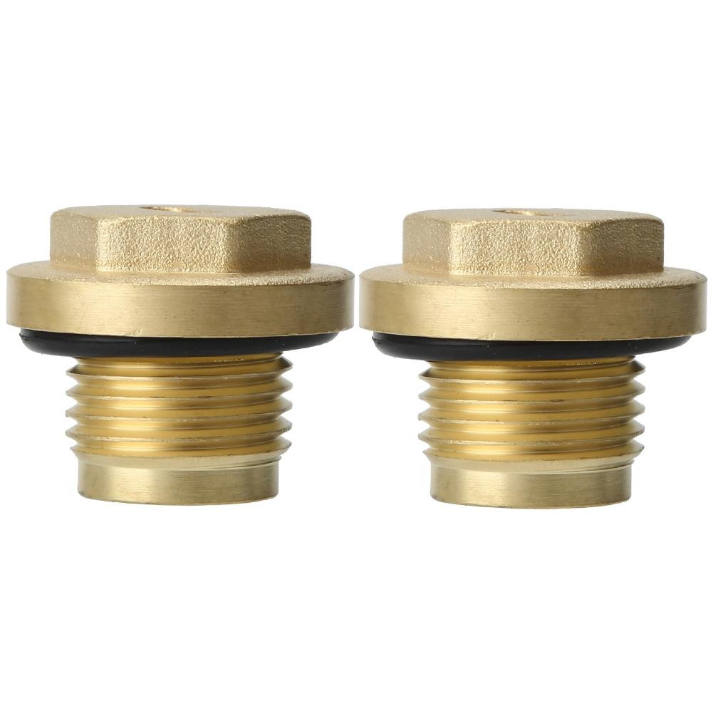 Brass Differential Plugs Drain Filler Set Replacement for Plastic Difficulty Easy Installation Proof Design 2 TD5 and V8 Includes