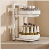 360-Degree Rotating Carbon Steel Kitchen Spice Rack