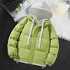 Unisex Winter Hooded Loose Thick Cotton Jacket - Fake Two-Piece Design, Warm Bread Coat