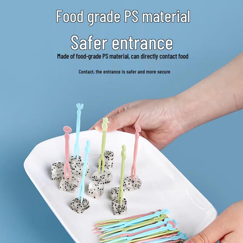 Disposable Plastic Fruit & Dessert Forks