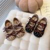 Babymädchen Prinzessin Schuhe weiche Sohle Herbst neu Baby kleine Lederschuhe floral 1-2 Jahre altes weibliches Schätzchen Schuhe Mode