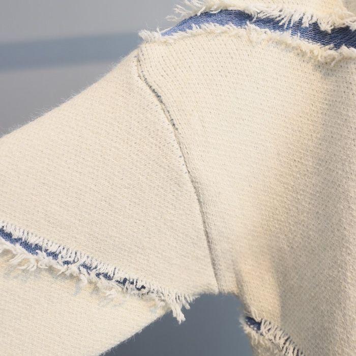 Elegant V-hals Midi Langermet Ensfarget Kabelstrikket Cardigan - Mykt Lett Elastisk Akrylstoff, Håndvaskbar, Perfekt for Høst/Vinter