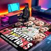 Custom Name Personalized Bayer 04 Leverkusen Print Carpet, Versatile Home Decor Rug, for Playroom, Apartment, Balcony, Entryway, Hallway Gift