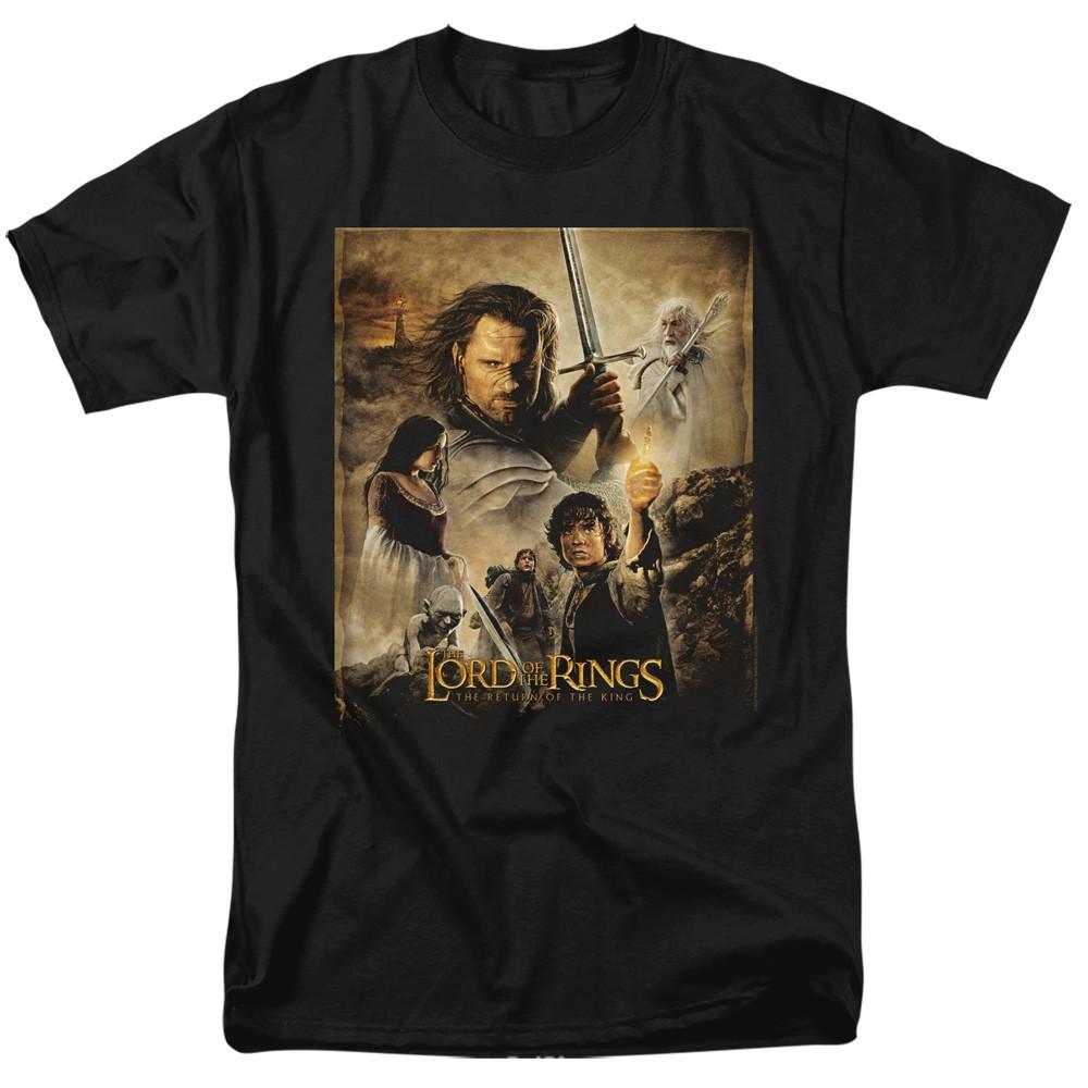 The Lord Of The Rings Return Of The King Poster Licensed Adult T-Shirt L