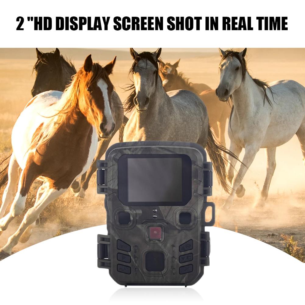 20mp 1080p kamera obserwacyjna myśliwska Mini301 z noktowizorem zwiad dzikiej przyrody Po pułapki 0,45s wyzwalacz wodoodporna kamera myśliwska
