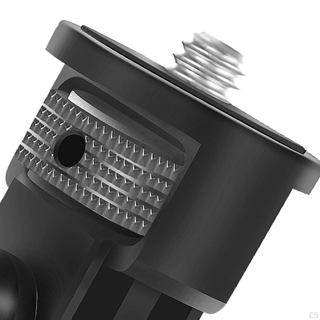 Mini Adapter with 1/4 inch Screw Aluminum Alloy for Camera Monopod Selfie