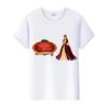 Cartoon Princess Summer Short Sleeve Tee Beauty and The Beast Tops Shirts T-Shirts Sweet Clothes Blouse Unisex