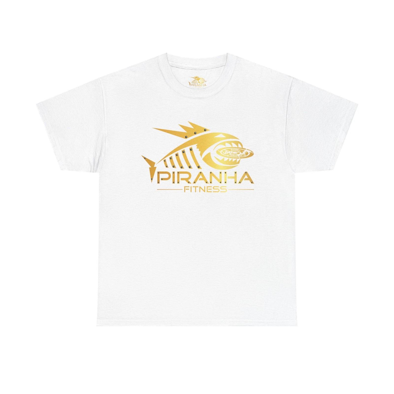 

New! Hot! Exclusive! Piranha with Weight Fitness Workout Tee, Gym Shirt, M