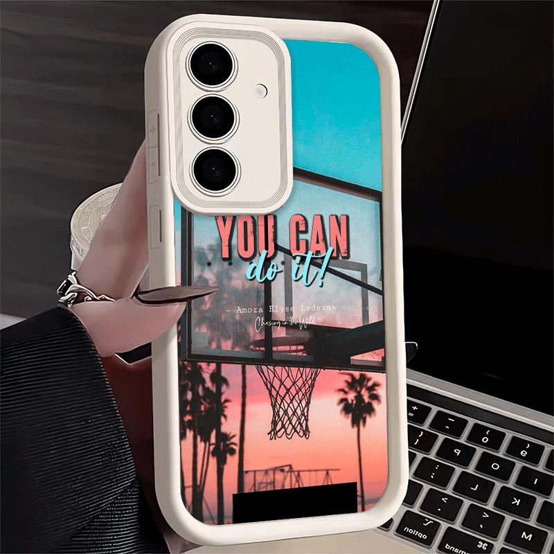 Phone Case for Samsung Galaxy S26 S25 Ultra S24 FE Basketball Sports Aesthetics Shell S23 Plus S22 + S21 S20 5G Soft Silicone Fu
