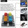 32V 100A 6 Ways 12 Ways Blade Fuse Block Fuse Box Holder For Auto Car Boat Marine Plastic Cover M5 Stud With LED Indicator Light Fuses4