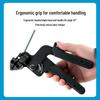 Stainless Steel Zip Tie Tool: Crimper, Tensioner, Tightener, Cutter, and Pliers