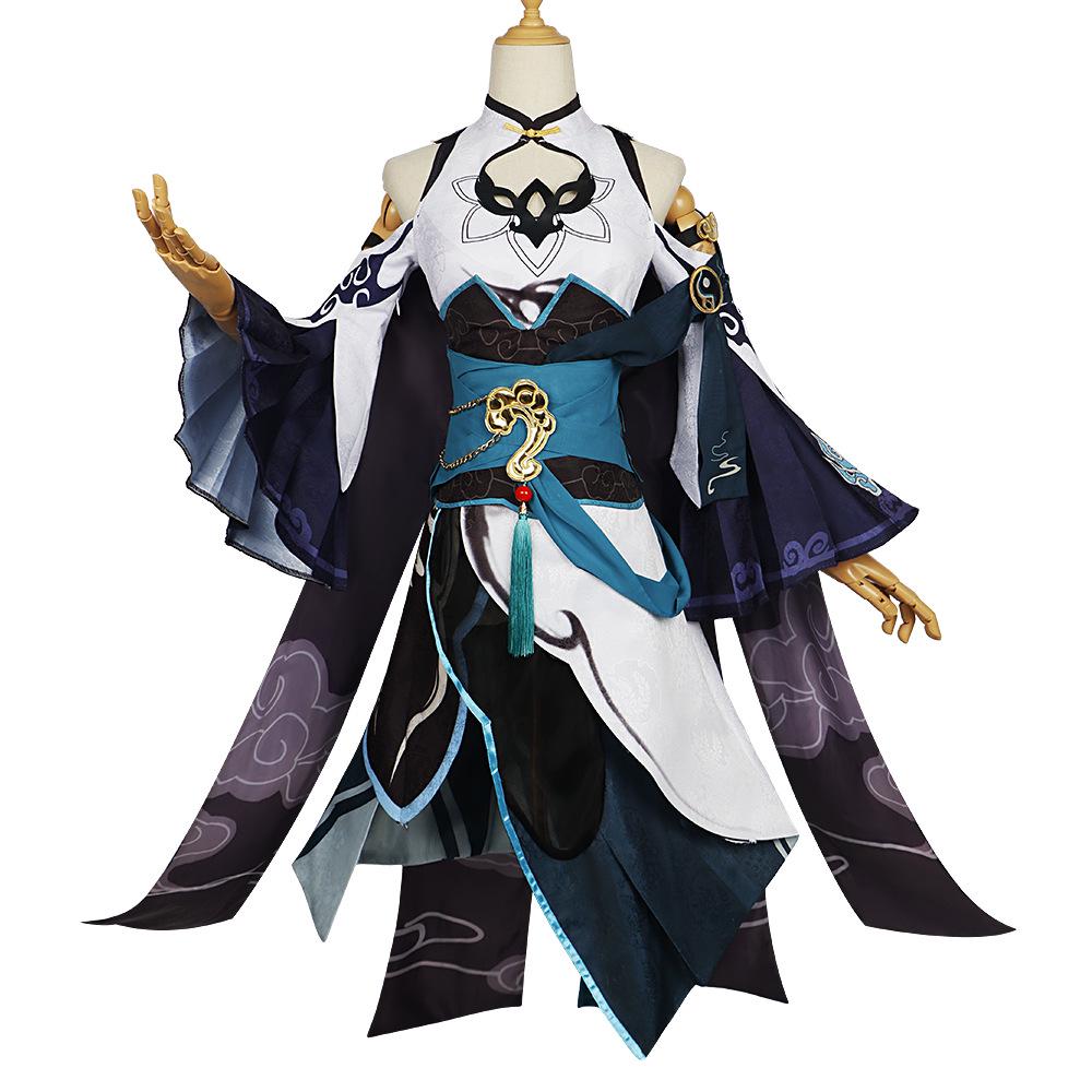 Fu Hua Yunmo Danxin Cosplay Costume Set - Honkai 3 Chinese-Style Anime Role-Play Outfit