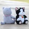 Glocke Sitzende Katze Plüschtier Puppe Katze Puppe Kindergeschenk Stoffpuppe Kratzmaschine Puppe