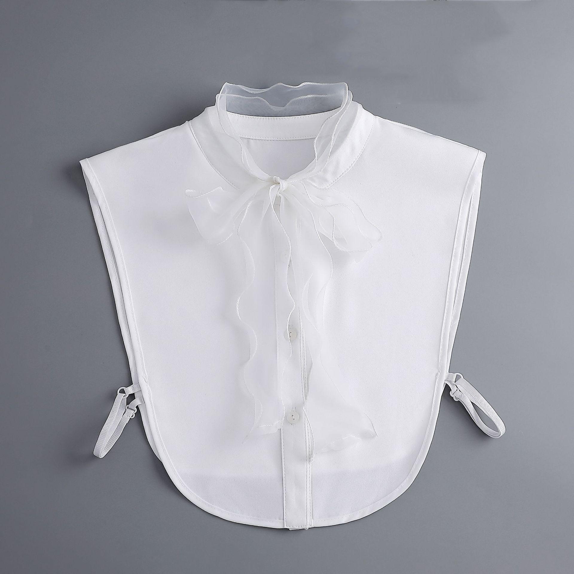 

Женский воротник-бабочка с искусственным воротником, осенний воротник-накладной, декоративный женский белый лацкан, блузка, топы, рубашка, съемный воротник