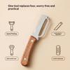 3-In-1 Serrated Peeling Knife Premium Vegetable Peeler With Handle And Bottle Opener Kitchen Tool