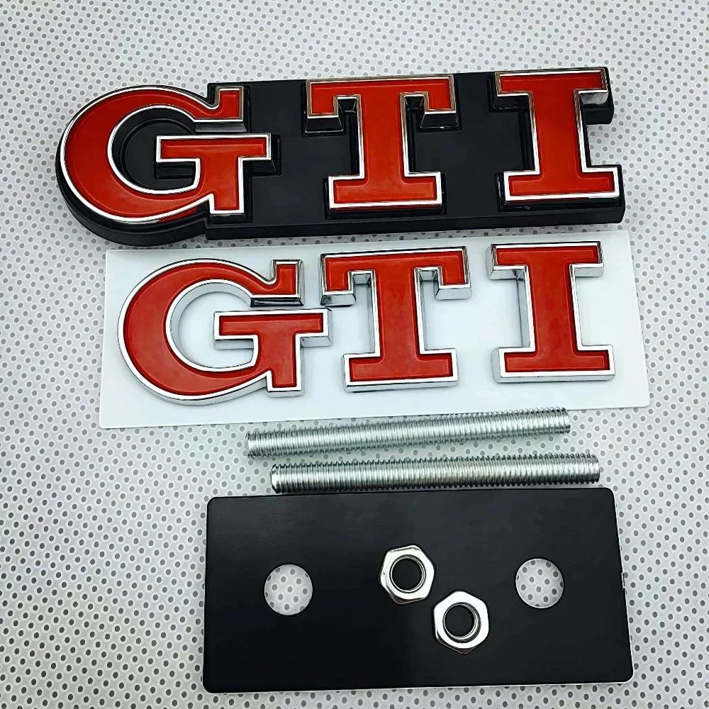 BGG1 Golf 3 4 MK3 MK4 2026 Hot For VW VOLKSWAGEN 3Pcs 3D Metal Car Trunk Logo Sticker Grill Emblems Badge Decals For VW Golf 2 3 4 5 QV2
