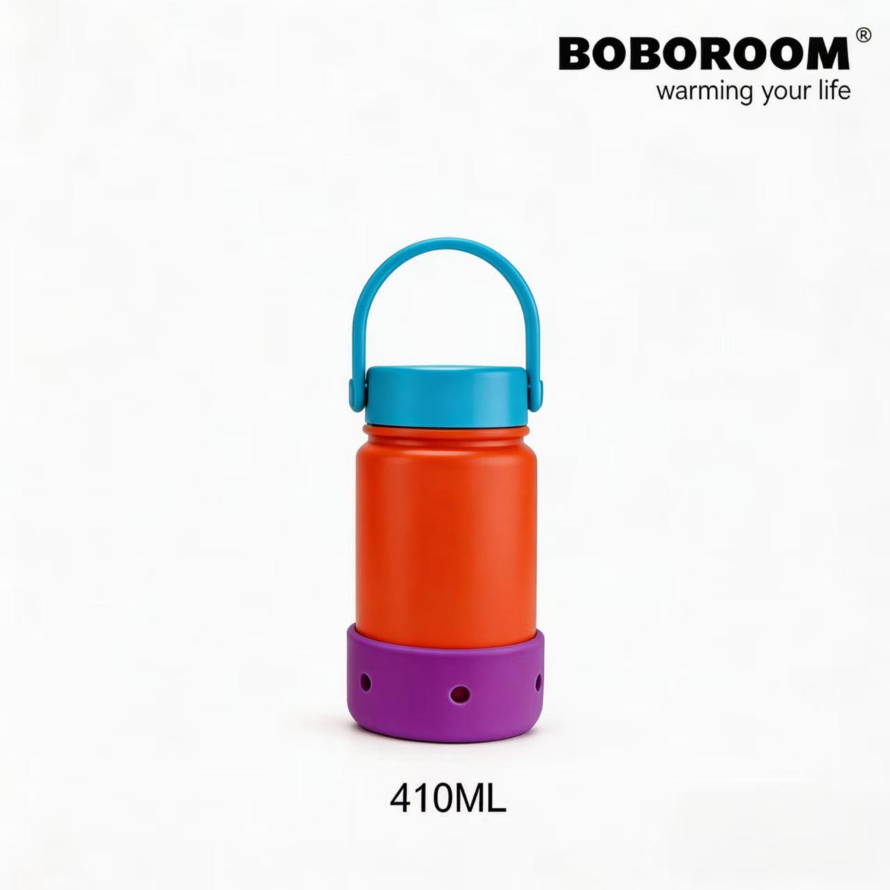 

BOBOROOM 304 Stainless Steel Insulated Sports Bottle - Keeps Drinks Hot/Cold for Outdoor Activities.