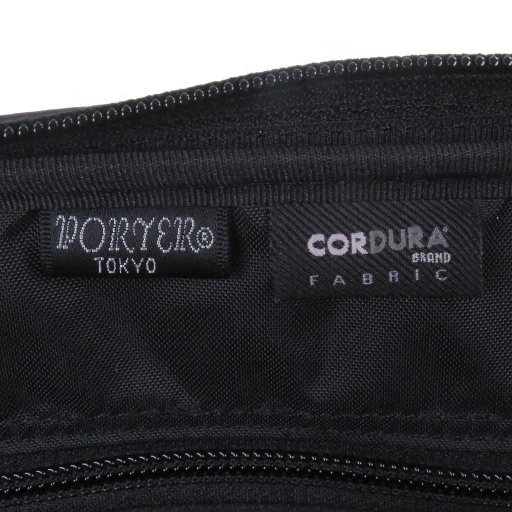 Excellent PORTER Briefcase CLOUD 2WAY BRIEFCASE Cordura Nylon Oxford Black Used