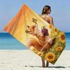 Sunny Fox Butterfly Beach Towel Patterned Sunscreen And Windproof Suitable For Swimming Pool Camping Travel